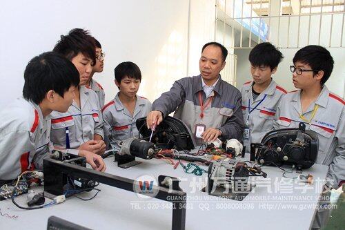 广州万通培养汽修人才的好学校，学汽修技术，到广州万通