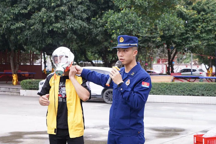广州万通开展消防应急演练